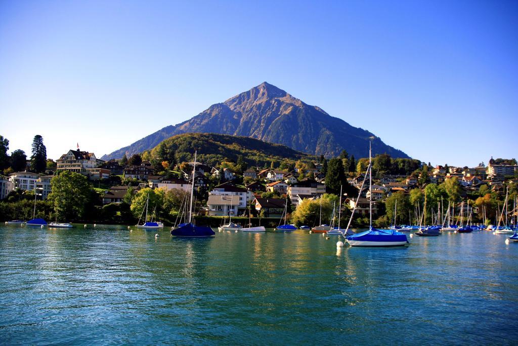 Seehotel Boutique Jaegerhof-Hubertus Faulensee Exteriör bild