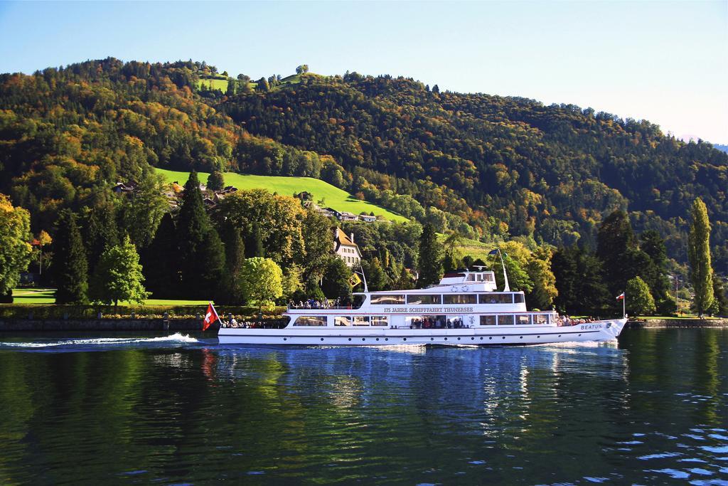 Seehotel Boutique Jaegerhof-Hubertus Faulensee Exteriör bild