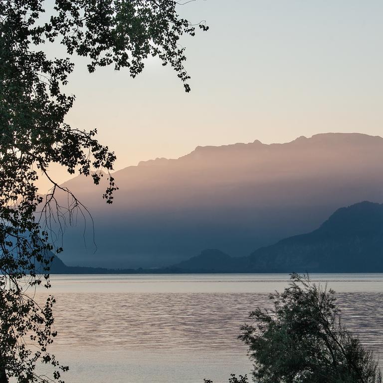 Seehotel Boutique Jaegerhof-Hubertus Faulensee Exteriör bild