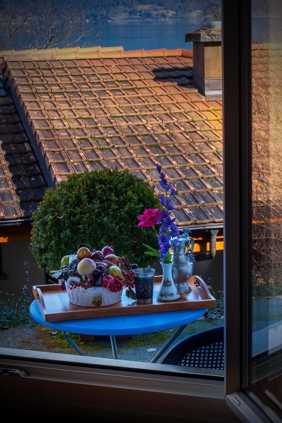 Seehotel Boutique Jaegerhof-Hubertus Faulensee Exteriör bild