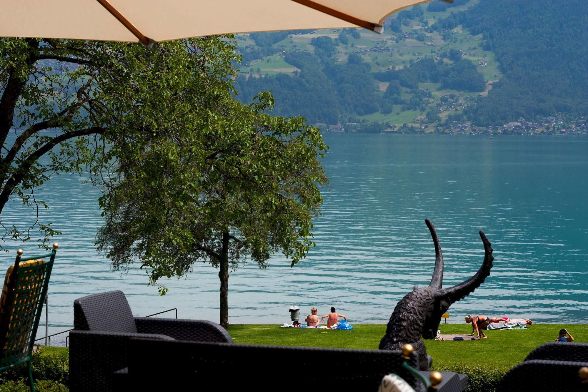 Seehotel Boutique Jaegerhof-Hubertus Faulensee Exteriör bild